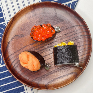 KI liangpeng Aliments ludiques et de simulation : œufs de poisson japonais, oursins, sushis, épingles à cheveux, pinces à cheveux, accessoires, sid - Product Image 2