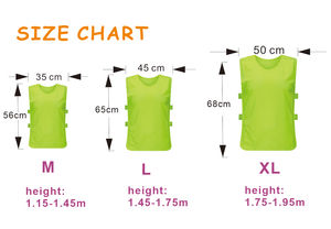 Séchage rapide respirant unisexe Football formation gilet bandes élastiques enfants sport maille Scrimmage bavoirs pour basket Football entraînement - Product Image 6