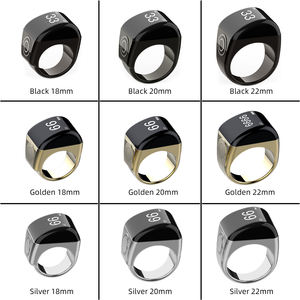 Anillo Inteligente Contador de Dhikr Árabe QB702 para Qibla Tasbeeh con Control por APP, Reloj Despertador, Compatible con iOS, Resistente al Agua - Product Image 2