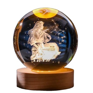 2024 Blnieece OEM tallado 3D Sistema Solar pisapapeles arte bola <span class=keywords><strong>de</strong></span> cristal estrella lámpara <span class=keywords><strong>de</strong></span> mesa <span class=keywords><strong>de</strong></span> noche <span class=keywords><strong>con</strong></span> Base <span class=keywords><strong>de</strong></span> madera para habitación <span class=keywords><strong>de</strong></span> niños - Product Image 4