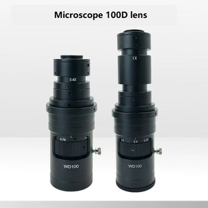 SANQTID TD-100D 0,7X-5X Vergrößerung C-Mount Objektiv <span class=keywords><strong>Zoom</strong></span> Monokular Mikroskop-Objektiv Metall Optisches Glas für Handy-Reparatur - Product Image 2
