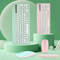 Clavier sans fil portable mini 2,4 G BT avec batterie au lithium compatible avec les ordinateurs portables iMac en stock