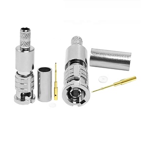 75ohm 3g 6g 12g HD-BNC Straight Crimp Plug for Belden 1855A <strong>Sdi</strong> Coax Coaxial <strong>Cable</strong> 4K-<strong>SDI</strong>/ Ultra High-Definition Video - Product Image 1