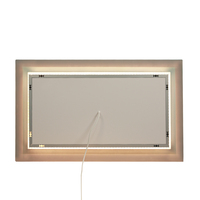 E102H60100 Miroir de salle de bain rétroéclairé par LED pour salon d'hôtel Vanité l Miroir électrique