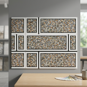 12x24 30x60cm 300x600mm Carreaux muraux en céramique pour l'extérieur Finition brillante en pierre véritable pour les carreaux de mur en porcelaine d'élévation - Product Image 3
