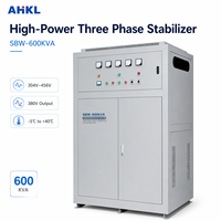Régulateur de tension automatique 400 KVA, stabilisateur triphasé SBW 380 V 50 Hz, régulateur de tension automatique AVR
