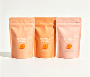 Free Sample Custom Stand Up Zipper Pouch Powder Cookie Printed Logo Foil Tear Notch Sturdy Fresh <b>Secure</b> Stable Durable - Product Image 4