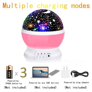 Projecteur led produisant l'image d'un ciel étoilé, rotatif à 360 degrés, luminaire décoratif idéal pour la chambre d'un enfant, ou comme cadeau de noël - Product Image 4