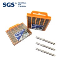 Brocas eléctricas de acero S2, puntas de destornillador Torx ranuradas Phillips, broca eléctrica magnética fuerte Hios 4 5 6mm