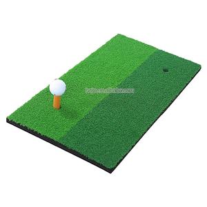 Usine professionnelle 2 en 1 2 couleurs herbe courte tapis de Golf personnalisé entraîneur de golf - Product Image 1