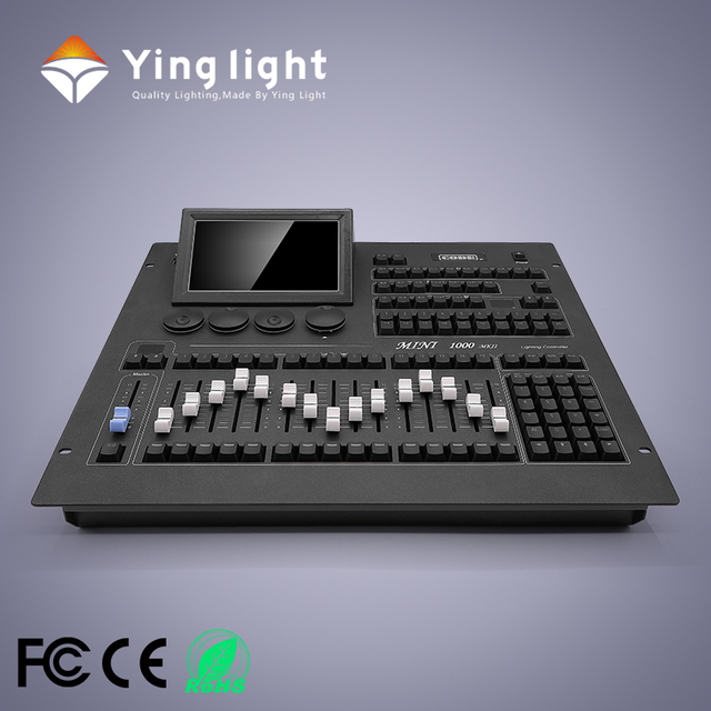 Code 1000 DMX Lighting Controller 1024CH Touch Screen 8000 Light Library 200+ Graphics for DJ Stage Nightclub