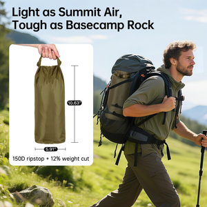 Étanche Portable Bâche Multifonctionnel Camping En Plein Air Voyage Auvent Sac À Dos Bâche Abri Durable et Résistant À L'eau - Product Image 5