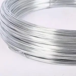 Yüksek kaliteli çinko kaplı galvanizli tel 2mm 3mm 4mm düşük karbon galvanizli çelik tel inşaat için