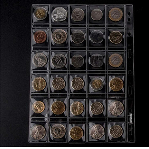 Rõ ràng đồng xu túi chèn thu thập tay áo PVC Nhựa Tùy Chỉnh đồng xu Bộ sưu tập trang - Product Image 4