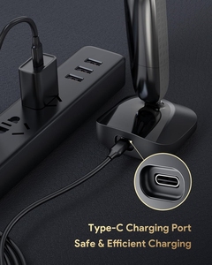 Base de Carga de 8V/15V para Philips Norelco 7000-7700/<span class=keywords><strong>OneBlade</strong></span> QP2630/QP6520 - Cargador Rápido USB-C con Cable, Organizador que Ahorra Espacio - Product Image 3