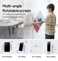 Nuevo Monitor LCD Android de 24 Pulgadas con Pantalla Táctil Capacitiva Móvil de Alta Definición para Juegos