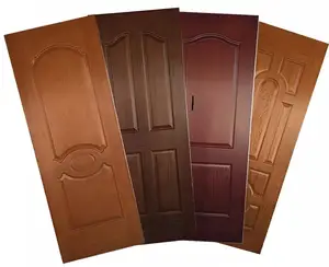 أبواب غرف داخلية WPC بألوان وتصاميم مخصصة، باب بقشرة طبيعية