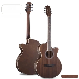 <span class=keywords><strong>Guitarra</strong></span> folclórica amigable para principiantes de 40 '41 "Fácil de aprender Características portátiles duraderas <span class=keywords><strong>Guitarra</strong></span> de madera de abeto <span class=keywords><strong>Guitarra</strong></span> de esquina corta GT021411 - Product Image 2