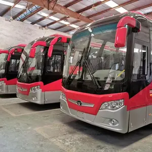 Merekomendasikan Bus DAEWOO Baru Mewah 49 Kursi Bus Wisata Model Drive Tangan Kiri Sale Pelapis Perjalanan untuk Dijual