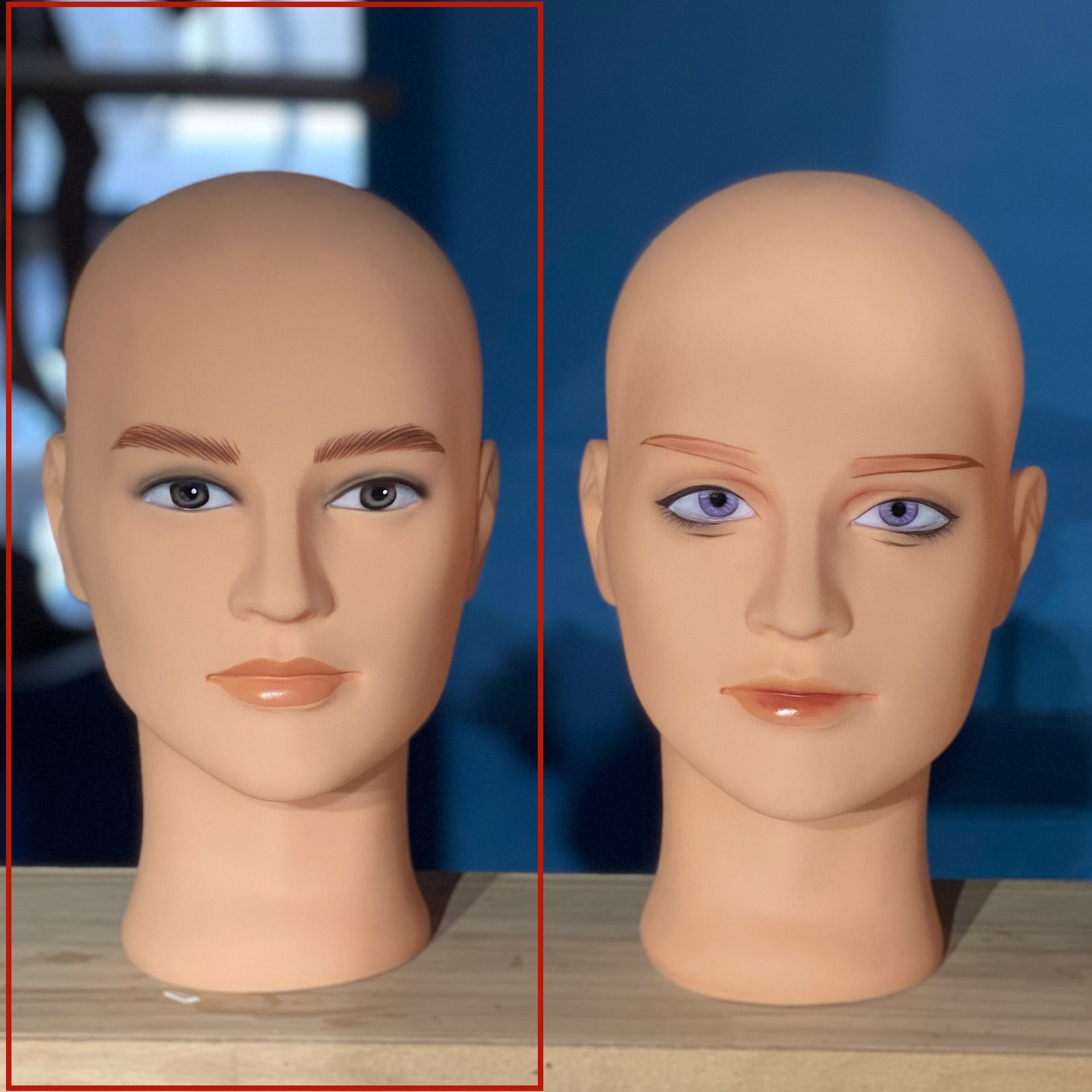Tête chauve masculine 02