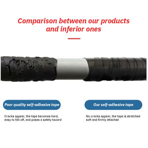 Cinta de empalme de goma autofusionable Cinta de Bandas Elásticas de aislamiento eléctrico Cinta adhesiva de neopreno de alta presión - Product Image 5