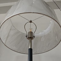 Lampe de chevet contemporaine avec abat-jour en forme de tambour pour hôtel, avec prise secteur, port USB et port USB-C