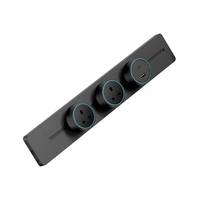 Prise de courant sur rail industrielle KSQ, 32A, haute intensité, multi-adaptateur, personnalisable, pour montage en surface métallique, vente en gros