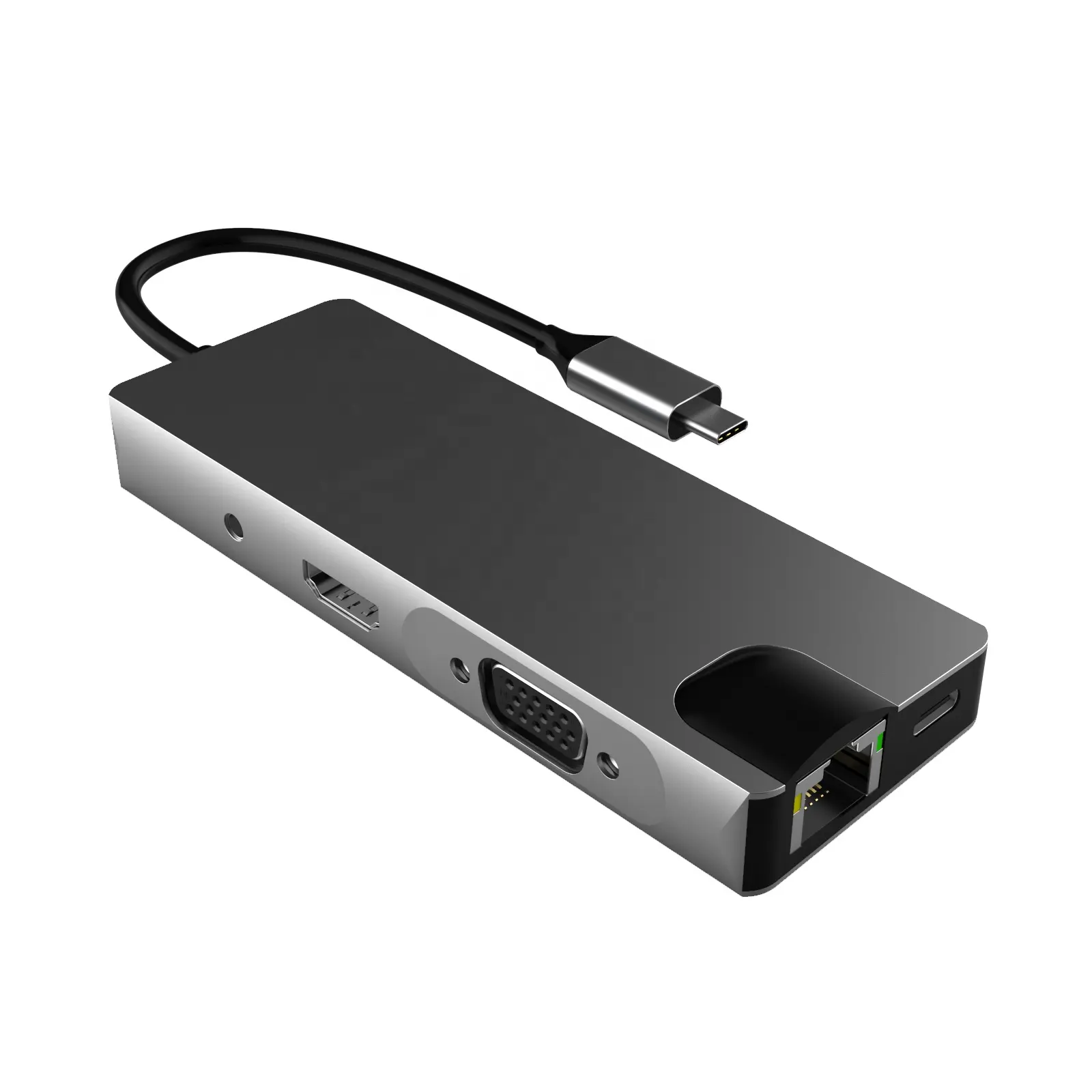 Basix Nieuwste 9 In1 <span class=keywords><strong>Type</strong></span>-C Pd Multi Functie Usb 3.0 <span class=keywords><strong>Hub</strong></span> Ethernet Slim Usb C <span class=keywords><strong>Hub</strong></span> 4K pd Lector De Tarjetas <span class=keywords><strong>Type</strong></span> C <span class=keywords><strong>Hub</strong></span>