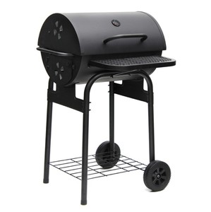 Hot Sale <strong>Oil</strong> <strong>Drum</strong> <strong>BBQ</strong> Grill Trolley Barbeque Charcoal Wood <strong>BBQ</strong> - Product Image 1