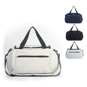 Bolsa Deportiva de Gran Capacidad, Ligera, de Lona, con Logotipo Personalizado, Separación para Ropa Seca y Mojada, Bolsa de Viaje Resistente con Cierre de Cremallera - Product Image 1