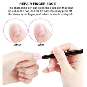Logo personnalisé <span class=keywords><strong>Pierre</strong></span> Ponce <span class=keywords><strong>Lime</strong></span> à Ongles Poussoir à Cuticules Stylo de Manucure Bâtonnets de Ponçage Peaux Mortes Réparatrices pour Ongles Naturels - Product Image 4