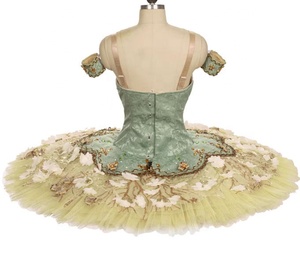 Tutù Professionale da Balletto per Ragazze, Abito in Tulle Bianco, Blu e Rosa, Costume da Ginnastica con Diamanti, Leotard da Danza, Costume da <span class=keywords><strong>Ballerina</strong></span> - Product Image 3
