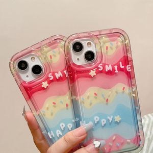 เคสโทรศัพท์กันกระแทกแบบโปร่งแสงสีรุ้งไล่เฉด รุ่น iPhone 17 Pro Max  แบบมีช่องใหญ่ ภาษาอังกฤษ - Product Image 1