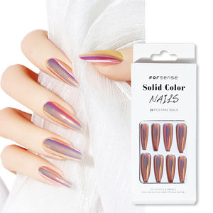 Forsense logotipo personalizado metálico cromado desgaste <span class=keywords><strong>uñas</strong></span> <span class=keywords><strong>efecto</strong></span> espejo diseño prensa <span class=keywords><strong>en</strong></span> los fabricantes de <span class=keywords><strong>uñas</strong></span> estilete largo <span class=keywords><strong>uñas</strong></span> postizas mujeres - Product Image 5