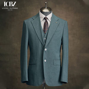 <span class=keywords><strong>Costume</strong></span> en laine veste d'affaires mode hommes Slim Fit hommes herbe <span class=keywords><strong>vert</strong></span> <span class=keywords><strong>costume</strong></span> robe formelle <span class=keywords><strong>costume</strong></span> - Product Image 2