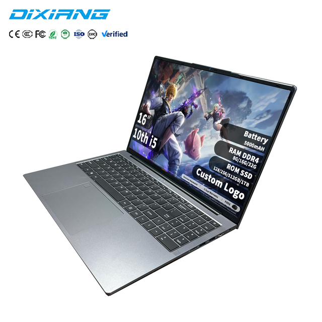 DIXIANG Wholesale Brand New Laptops Brand 10th I5-1035G4 DDR4 16GB RAM 256GB SSD Notbook Laptop Computer OEM&ODM Gaiming Laptop