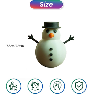 Mini pupazzo di neve <span class=keywords><strong>Tumbler</strong></span> giocattolo per bambini bomboniere, dritting Doll Fidget Toys <span class=keywords><strong>Roly</strong></span>-<span class=keywords><strong>Poly</strong></span> auto-raddrizzamento bambola <span class=keywords><strong>Tumbler</strong></span> giocattoli alla rinfusa - Product Image 2