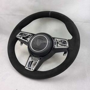 Volant Alcantara pour Porsche <span class=keywords><strong>911</strong></span> 997 991 992 Carrera S 4 4S Targa Turbo GT2 RS Targa GTS Dakar Sport <span class=keywords><strong>Classic</strong></span> - Product Image 4