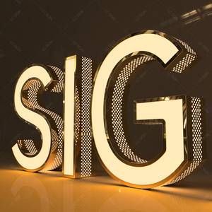 علامات الشركة في الهواء الطلق لافتات 3D المعادن الجبهة مضاءة أدى علامة متجر - Product Image 4