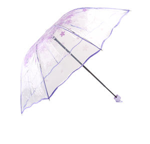 Parapluie transparent pliable portable pour adulte, manuel, en plastique coloré, écologique, cadeau de mariage, vente chaude 2026 - Product Image 6