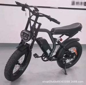 Entrepôt Outre-mer États-Unis : Livraison Directe Disponible – Vélo Tout-Terrain Tout-en-un 48V 20 Pouces avec Pneus Larges et Moteur Avant 500W pour Neige - Product Image 4