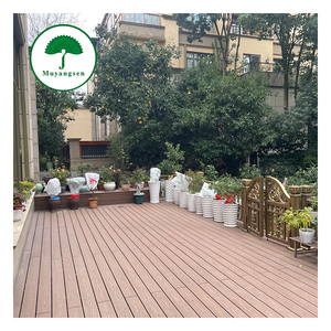 En stock – Kit de revêtement de sol composite antidérapant, aspect <span class=keywords><strong>bois</strong></span>, gaufrage 3D, sans entretien, pour terrasse et jardin - Product Image 2