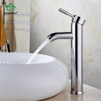 Robinet mitigeur de salle de bain monotrou en acier inoxydable mitigeur thermostatique noir chaud et froid avec noyau de valve en céramique