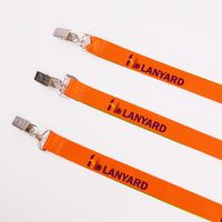 Porte-carte d'identité antivol, écologique, imprimé sur mesure, couleurs Pantone, sangle en polyester/nylon, clip porte-clés, vente en gros de lanières en vrac