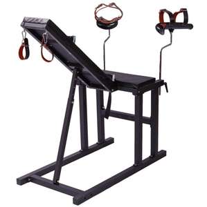 Sedia per Masturbazione Femminile GHZL con Capacità di 150kg, Manette, Collare e Attrezzatura per Bondage per Amore e Fantasia - Product Image 3