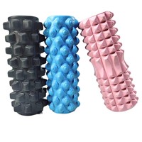 Rouleau de massage en mousse EVA creuse de 33 cm avec logo personnalisé, bâton de massage unisexe style griffe pour la relaxation musculaire, cadeau promotionnel de yoga