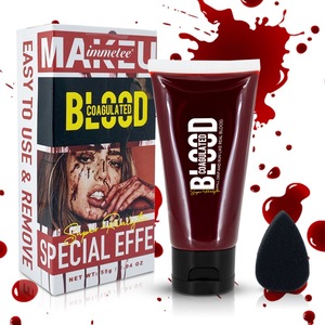 Venta al por mayor de sangre de virginidad falsa, almohadilla de sangre falsa para Halloween, cara grande, sangre falsa lavable, pintura corporal, suministro para <span class=keywords><strong>mujeres</strong></span> - Product Image 1