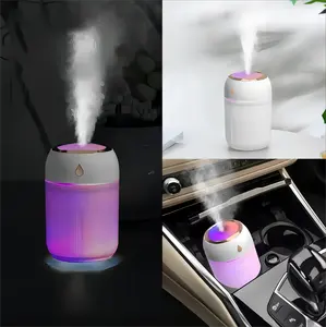 Humidificador de aire eléctrico Mini USB de 330ml superventas, difusor de aroma, niebla fría