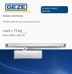 TS1500 Feu hydraulique <span class=keywords><strong>Fermeture</strong></span> <span class=keywords><strong>automatique</strong></span> <span class=keywords><strong>Porte</strong></span> en aluminium Style moderne Tampon Règle à glissière Entrepôt <span class=keywords><strong>extérieur</strong></span> Atelier industriel - Product Image 5
