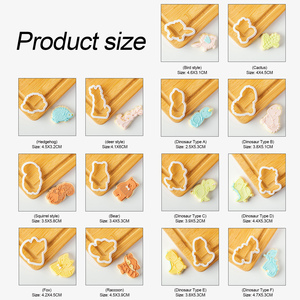 Cortador de <span class=keywords><strong>Galletas</strong></span> de Dinosaurio, Molde de <span class=keywords><strong>Chocolate</strong></span> para <span class=keywords><strong>Galletas</strong></span> de Animales, Estampador de <span class=keywords><strong>Galletas</strong></span> de Acrílico para Decoración de Pasteles - Product Image 5